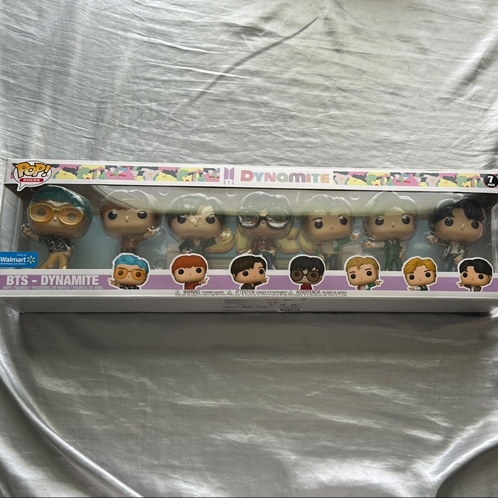 Funko Pop! BTS Dynamite Figures Set with Multicolor Accents